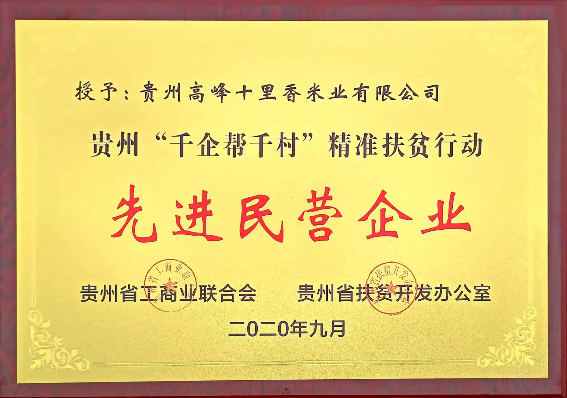先進(jìn)民營企業(yè)